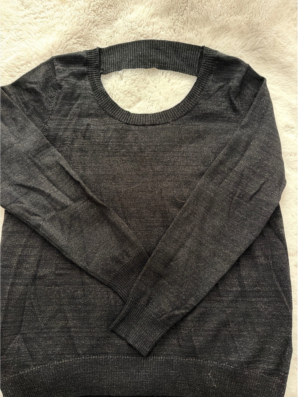 Philosophy Black Silver Sparkle sweater